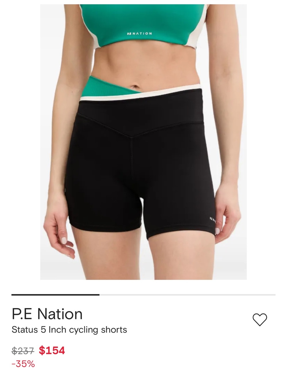 P.E Nation Status Crisscross 5" Bike Shorts